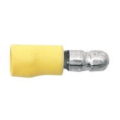 04 Penstekker geel, voor  Ø 5 mm,  van 4,0 - 6,0 mm² per 100 stuks