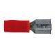 04 Vlakstekkers met huls 6,3 x 0,5 mm per 10