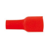 05 Vlakstekkers met huls 6,3 x 0,5 mm geheelgeisoleerd per 100