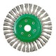 05 Ronde borstel Ø 125 mm  gedraaid RVS