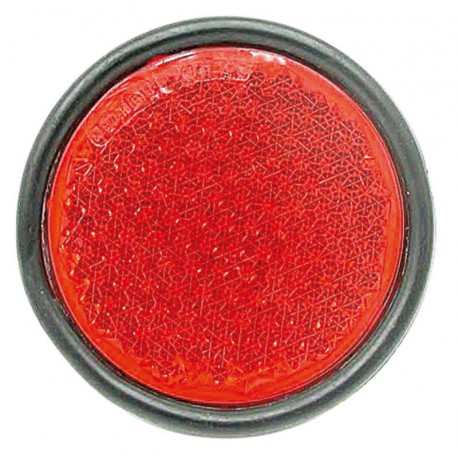 08 Reflectoren Ø 90 mm rood 5 mm bout