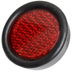 09 Reflectoren Ø 50 mm rood 5 mm bout