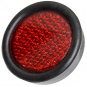 09 Reflectoren Ø 50 mm rood 5 mm bout per stuk