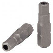 08 Bit 4 mm  zeskant met boring per 5 stuks