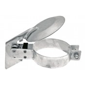 regenwaterklep 113-121 mm  verchroomde uitvoering per stuk