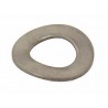 14 Gegolfde veerring 7,4 mm rvs per 50 stuks