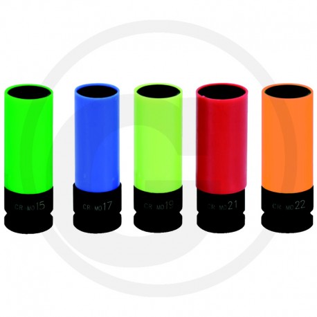 10 Dopsleutel  voor alu velgen  lang 22 mm