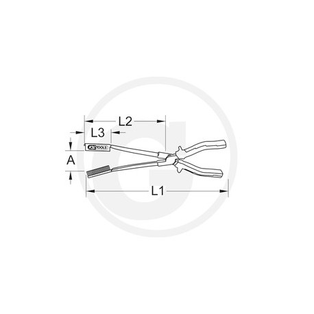 04 KS Tools Bougiedoptang,290 mm