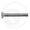13 Metaalschroef  M3 x 16  mm vk  per stuk
