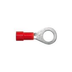 04 Kabeloogjes kleur rood 1.5 mm oogdiam 6.3 mm