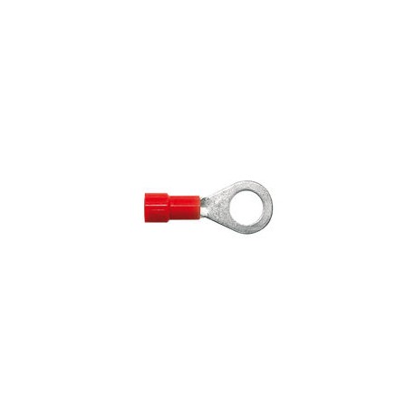 04 Kabeloogjes kleur rood 1.5 mm oogdiam 6.3 mm