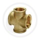 03 Kruisstuk 3/4" 3 x binnendraad messing  per stuk