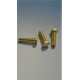 11 Bouten  M6 x 30 mm voldraad Messing per stuk