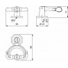 08 handgreep 39 mm