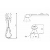 18 knop lang 70 mm