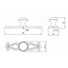 20 knop lang rond 89 mm