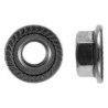 03 flensmoeren M5 serrated rvs per  stuk