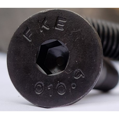 12 Binnenzeskantbout  3 x 25 mm pk 10.9 zwart per 100