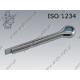 Split pin  1×10  zinc plated  ISO 1234