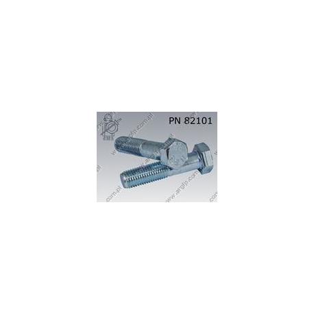 Hex bolt  M10×60-5.8 zinc plated  PN 82101