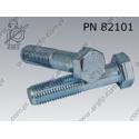 Hex bolt  M10×130-5.8 zinc plated  PN 82101