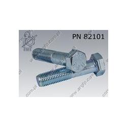 Hex bolt  M12×100-5.8 zinc plated  PN 82101