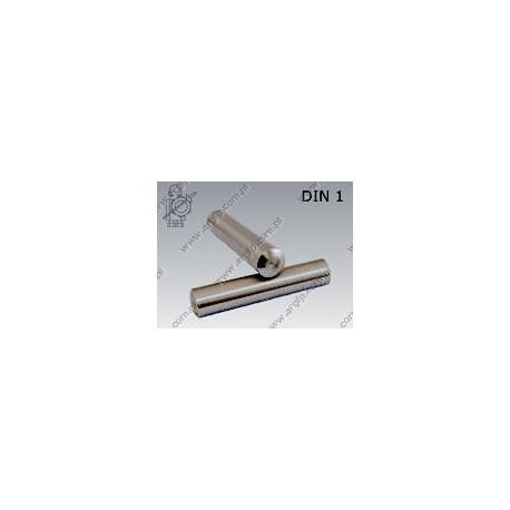 Taper pin  5×20    DIN 1 B