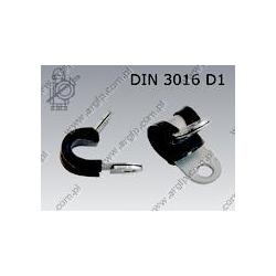 Rubber Clip  W1 35/15-6,4    DIN 3016 D1