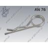 Spring pin double type  8  zinc plated  AN 76