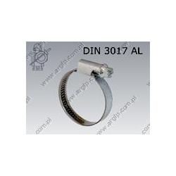 Hose clamp  8-12/9-W1   DIN 3017 AL