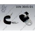 Rubber Clip  W1 10/12-5,3    DIN 3016 D1