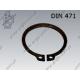 Retaining ring  A(Z) 25×1,2  phosph.  DIN 471
