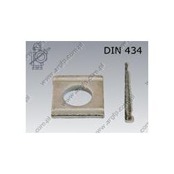 Square washer for U section  13,5(M12)  zinc plated  DIN 434