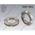 Locknut for bearings  KM 4   M20×1    DIN 981