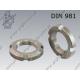 Locknut for bearings  KM 5   M25×1,5    DIN 981