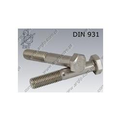 Hex bolt  M10×60-A2-70   DIN 931