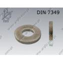 Thick flat washer  31(M30)  zinc plated  DIN 7349