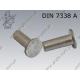 Rivet for brake linings  4×12-Al   DIN 7338 A