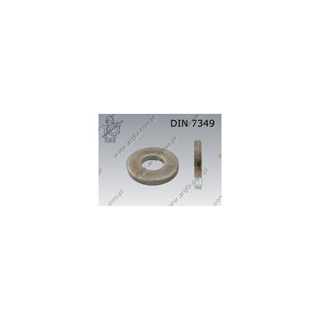 Thick flat washer  8,4(M 8)  zinc plated  DIN 7349
