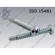 Self drilling screw, pan head  H ST 3,5×19  zinc  ISO 15481