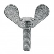 01 Vleugelbout  6 x 20 mm verzinkt per stuk din316
