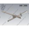 Blind rivet Trebol dome head  4×24,5-Al/Al   AN 396