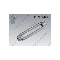 Turnbuckles open type  M20  zinc plated  DIN 1480