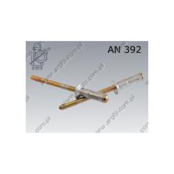 Blind rivet Multigrip countersunk head  4,8×16,5-Al/St   AN 392