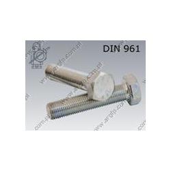 Hex bolt  M 8×1×20-8.8 zinc plated  DIN 961