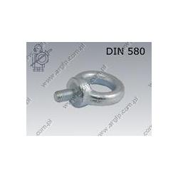 Lifting eye bolt  M20-C15 zinc plated  DIN 580