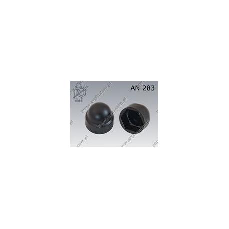 Protecting cap for hex head bolt  S10(M 6)  black  AN 283