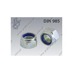 Self-Locking hex nut  M 2,5-6/8 zinc plated  DIN 985