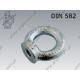 Lifting eye nut  M16-C15 zinc plated  DIN 582
