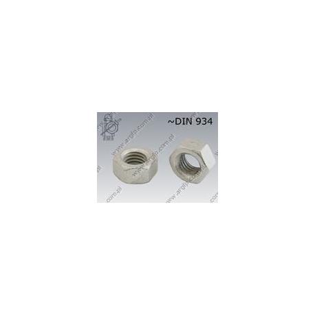 Prevailing torque type hex nut biloc  M10-A2-70-CuZn   ~DIN 934